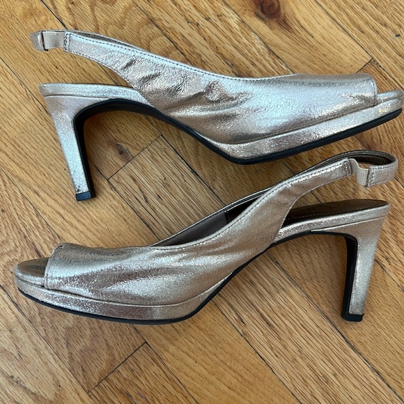 Sparkle heels; nude - Picture 2 of 4